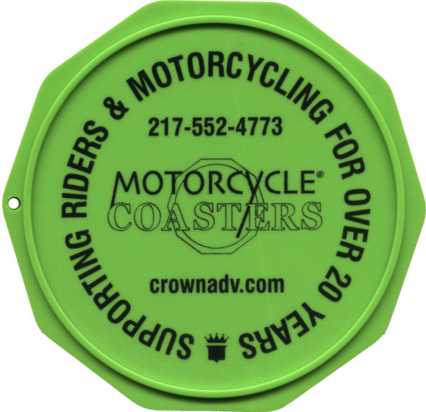 Motorcycle Coasters motorcycle kickstand pad