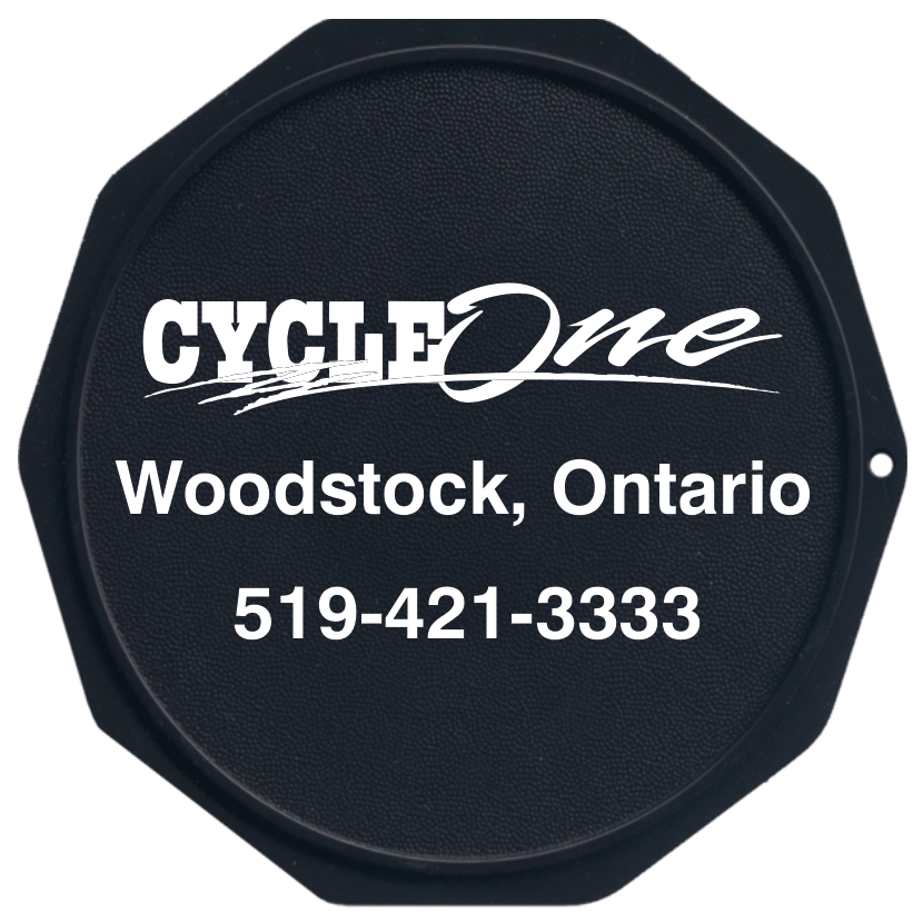 Motorcycle Coasters�, motorcycle kickstand pad, motorcycle kickstand plate, side stand support, custom imprint